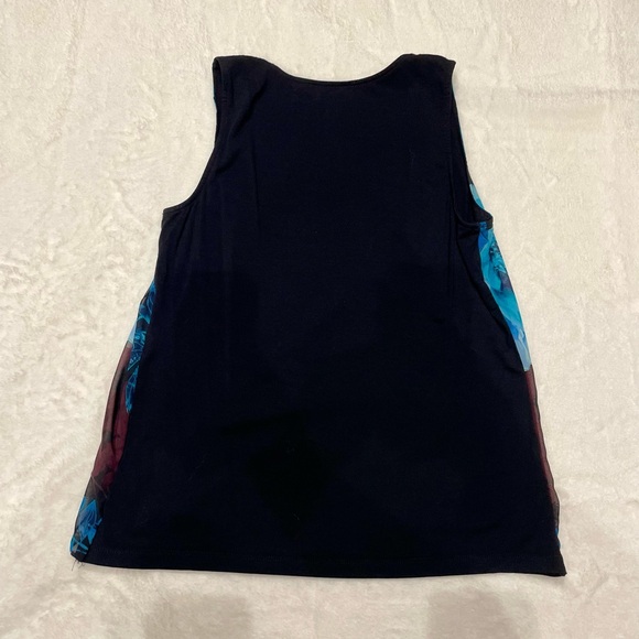 New York & Co Blue Floral Shift Tank - Picture 3 of 3